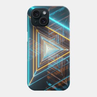 Abstract Triangles Tunnel Phone Case