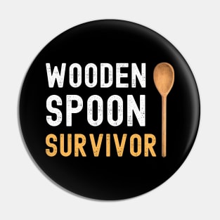 Wooden Spoon Survivor Pin