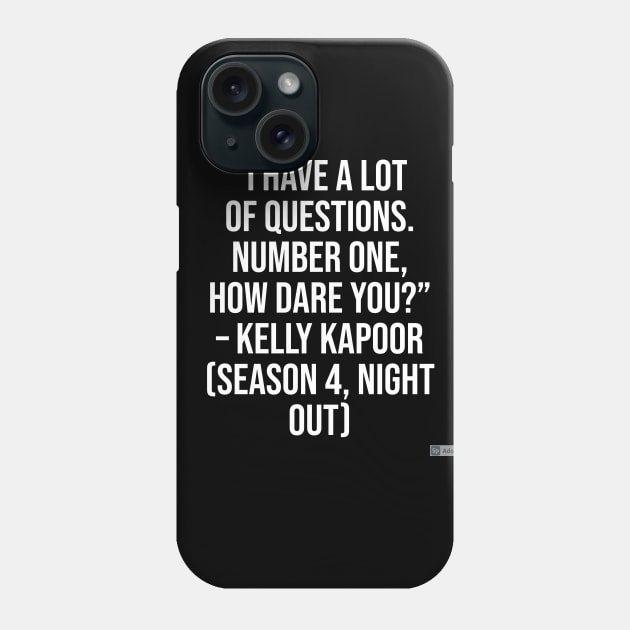 the office funny quote Phone Case by CreationsByAme