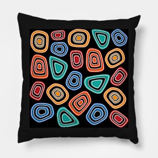 Aboriginal Art Work Pillow