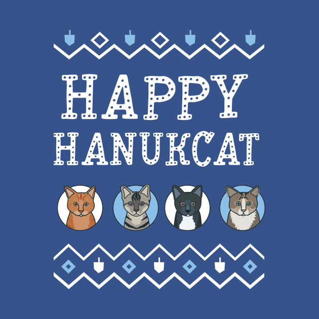 Happy Hannukat by bestcatshrirts