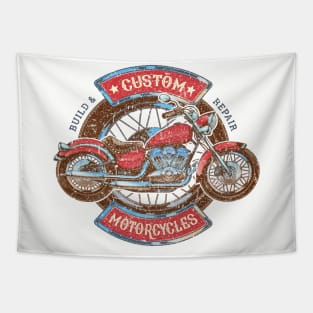 Custom Motorcycles - Build and Repair Vintage Tapestry