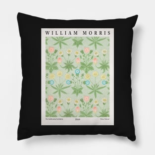 William Morris Exhibition Wall Art Morris Textile Design Daisy Pattern Floral Art Pillow