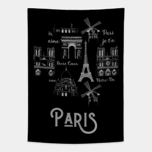 Paris Lover Tapestry