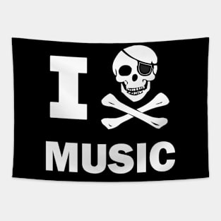 I Pirate Music Tapestry