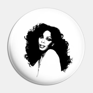 Donna Summer /// Vintage portrait Pin