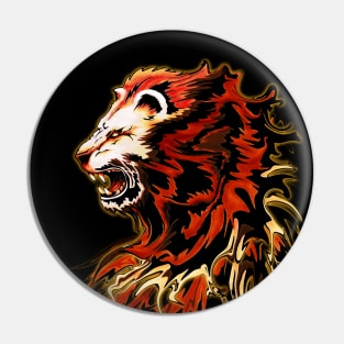 King Lion Roar Pin