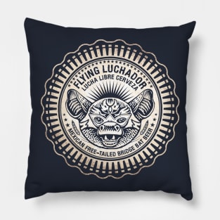 Flying Luchador Bridge Bat Beer Pillow