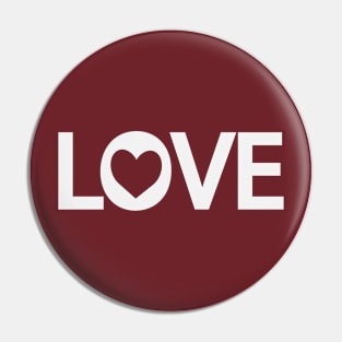 Love being in love text design Pin