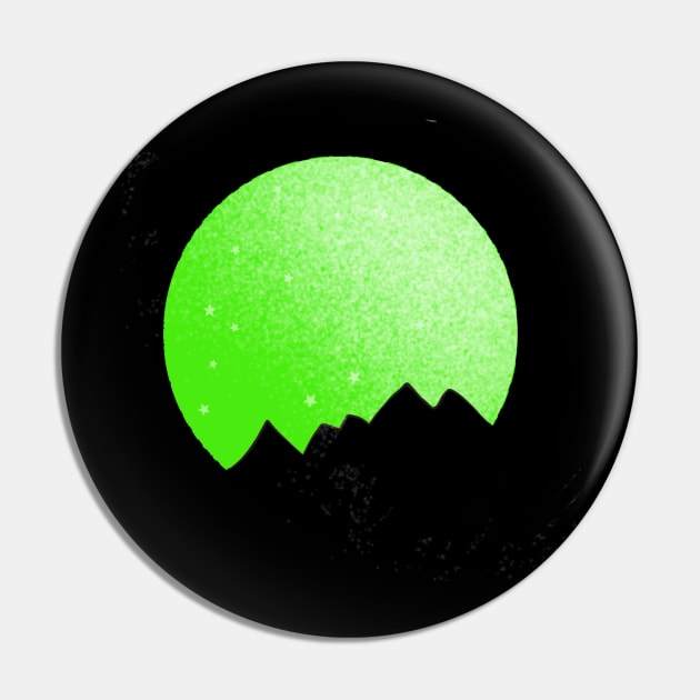 Green PlanetFall Pin by CazzyShop