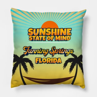 Fanning Springs Florida - Sunshine State of Mind Pillow