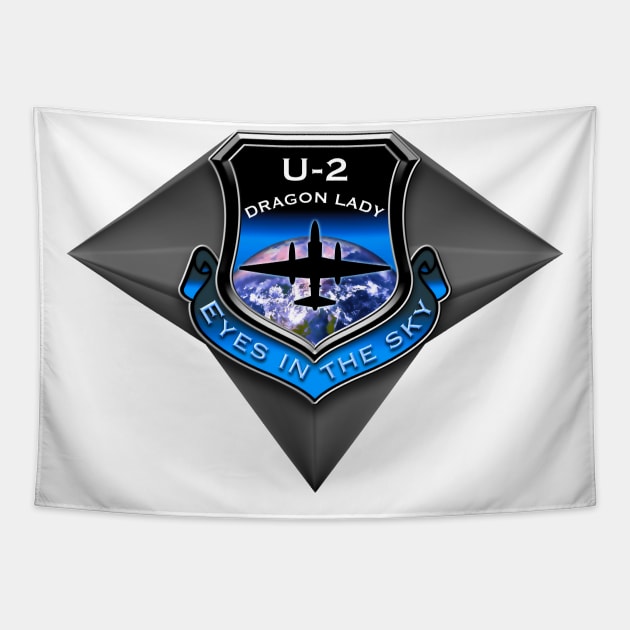 U-2 spy plane Tapestry by DrewskiDesignz