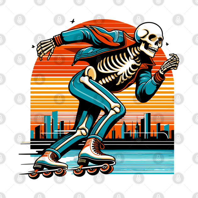 Skeleton Skater by Vehicles-Art