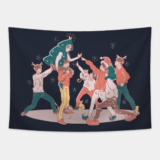 WayV NCT Christmas Xmas Tapestry