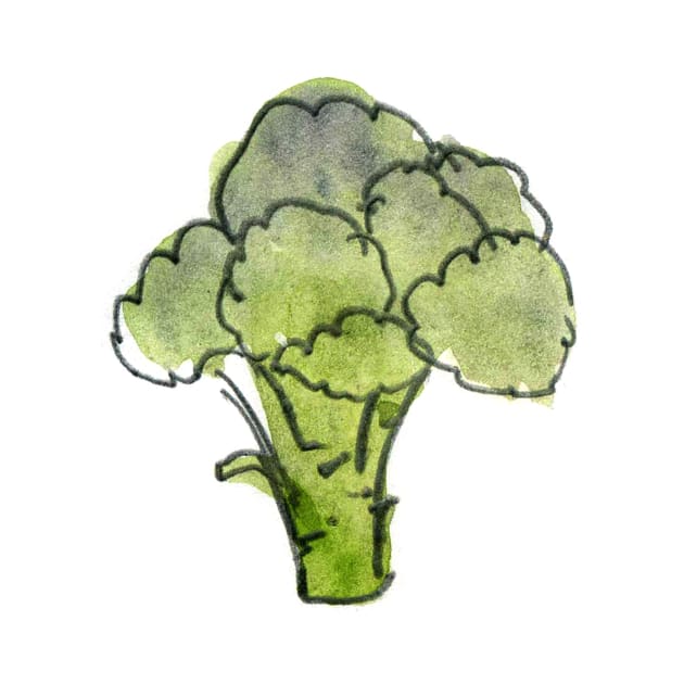 Broccoli solo #4 by crumpetsandcrabsticks