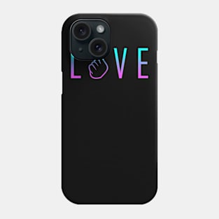 K-Pop K-Drama Korean Saranghae - I love you Finger Phone Case