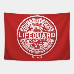 Jungle River Lifeguard Tapestry