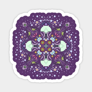 floral mandala Magnet