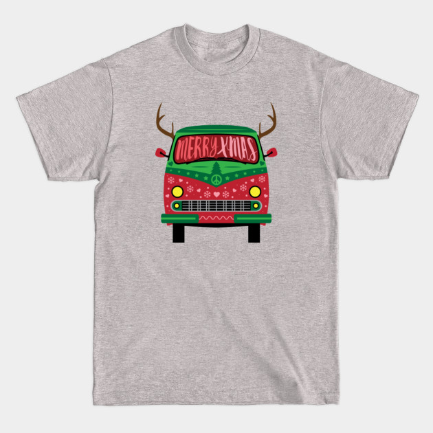 Disover Christmas Van - Christmas - T-Shirt