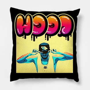 Hood Boy.Hip Hop Art Pillow