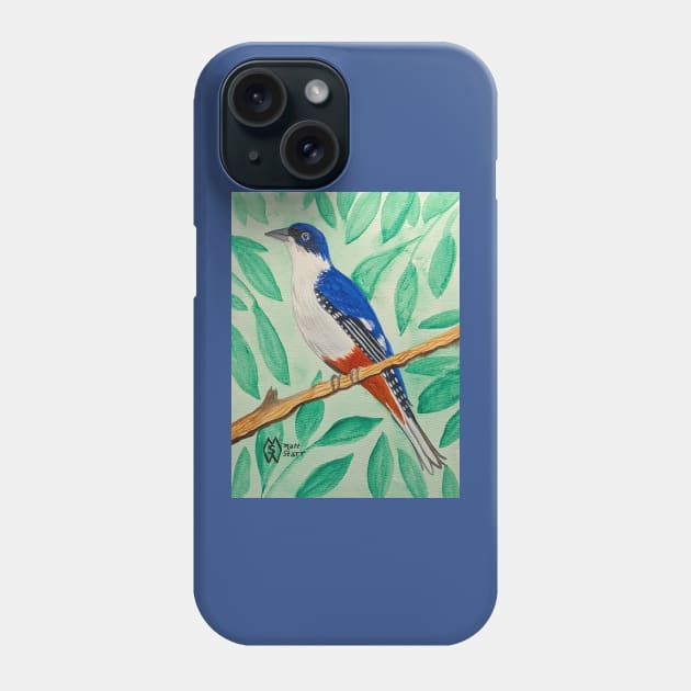 Cuban trogon in the jungle Phone Case by Matt Starr Fine Art