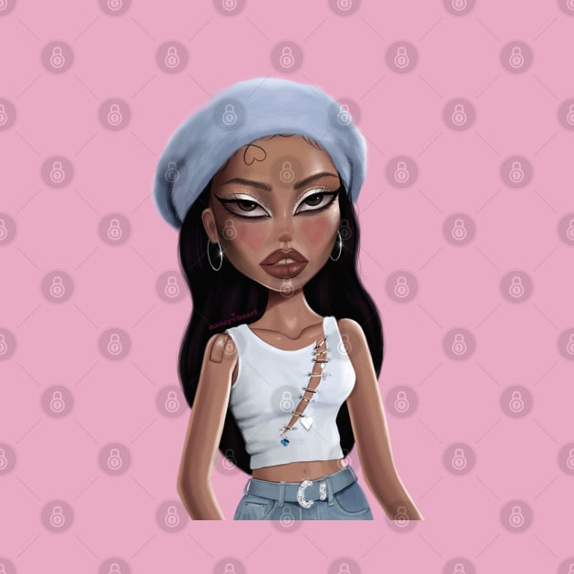 Maddy 2000s doll drawing by thelamehuman