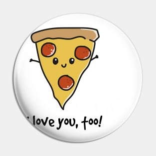 Pizza Fan Pizza lovers Gift Idea cute Slice Pin