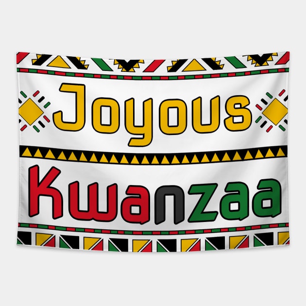 Joyous Kwanzaa Tapestry by KendraHowland.Art.Scroll