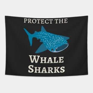 Protect Whale Sharks Tapestry