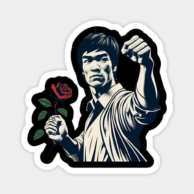 Legend Bruce Movie Jeet Kune Do Be Water Lee Magnet by Garmentcrooks