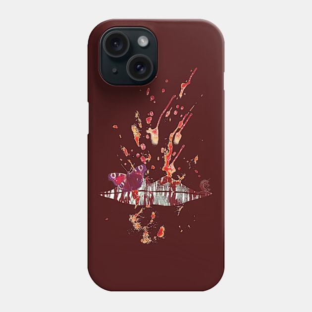 Bloody Lips Phone Case by Sybille