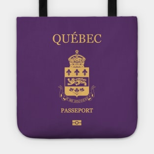 Quebec passport Tote