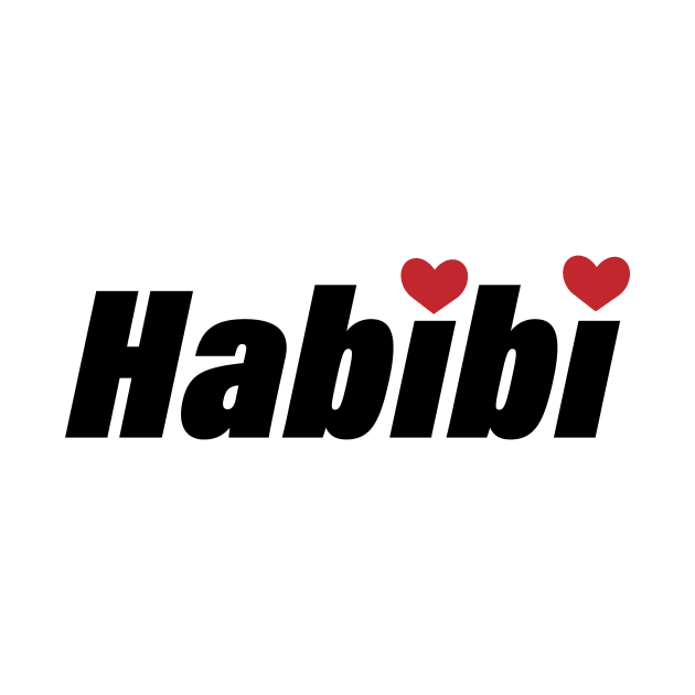 Habibi  fun text design by D1FF3R3NT