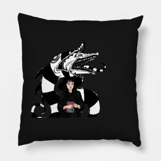 Beetlejuice Sandworm and Lydia Pillow