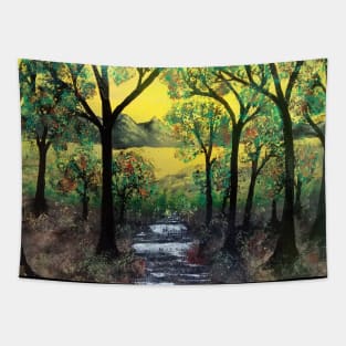 October Sunset Tapestry