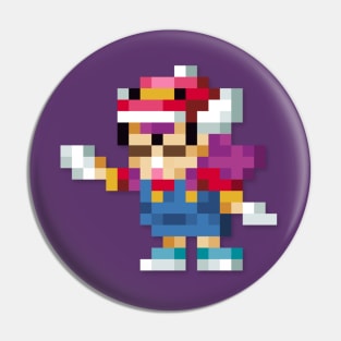 Arale low-res pixelart Pin