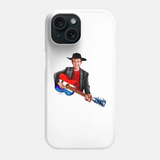 Buck Owens - An illustration by Paul Cemmick Phone Case