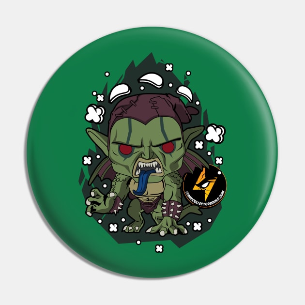 CCG Green Goblin Pin by Comic Collectors Guild 