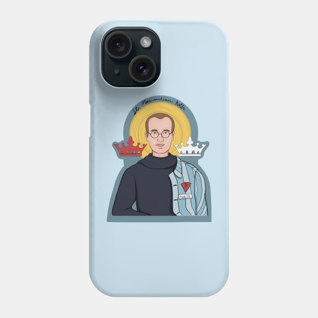 St. Maximilian Kolbe Phone Case by mfrancescon13