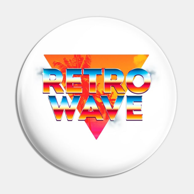 Retro wave Pin by Kiboune