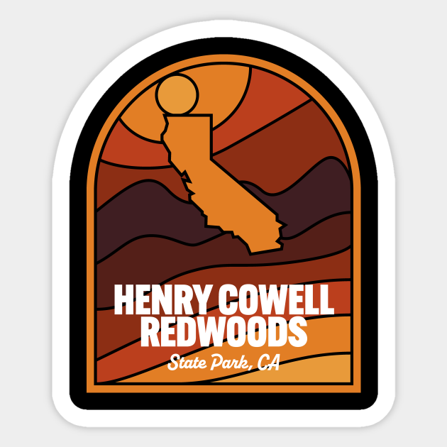 Henry Cowell Redwoods State Park Sticker - California Camping Explore Decal For Cars & Laptops
