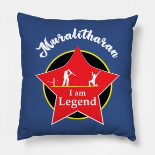 Muttiah Muralitharan - I am Legend T-shirt Pillow