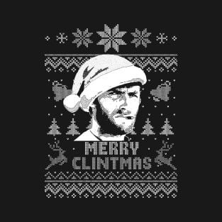 Clint Eastwood Merry Christmas - white T-Shirt