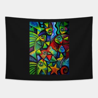 Fantasy Fish Tapestry