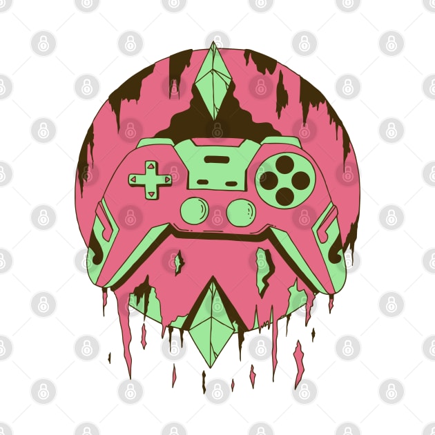 Pink Mint Gamer Controller Force by kenallouis