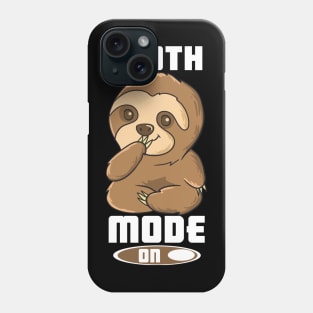 Funny Sloth Costume Sloth Mode On Lazy Sloth Phone Case