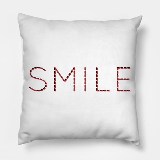 Smile Let your smile change the world Let Your Smile Change The World Pillow by BoogieCreates