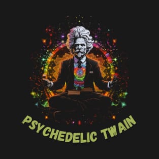 Mark Twain Zen Meditation Psychedelic Trippy T-Shirt