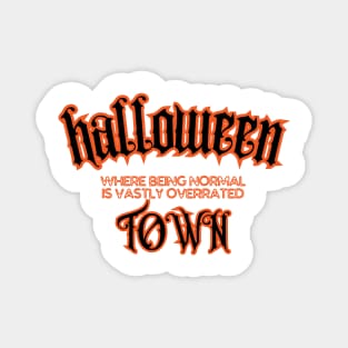 Halloween town Magnet