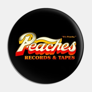 Peaches Records & Tapes 1975 Pin